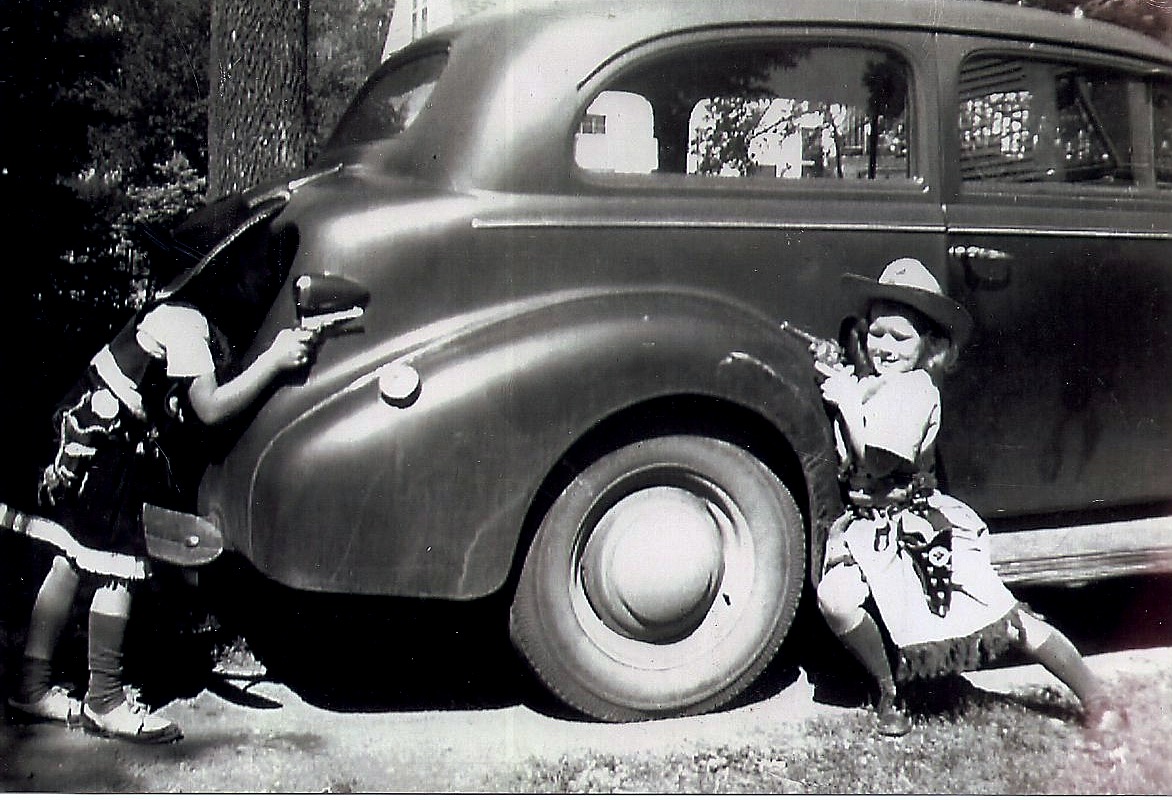 car with shooter girls