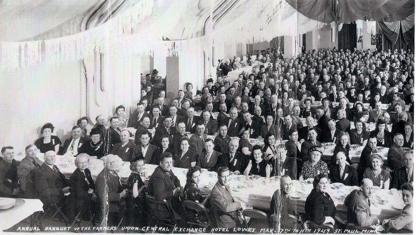 Formal dinner, Lowry Hotel (left)