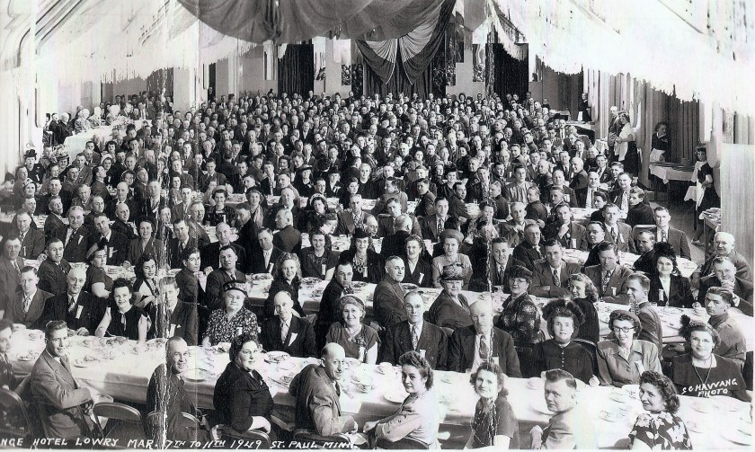 Formal dinner, Lowry Hotel (right)
