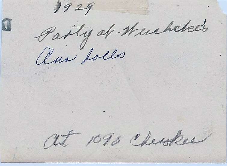 Party with dolls (back)