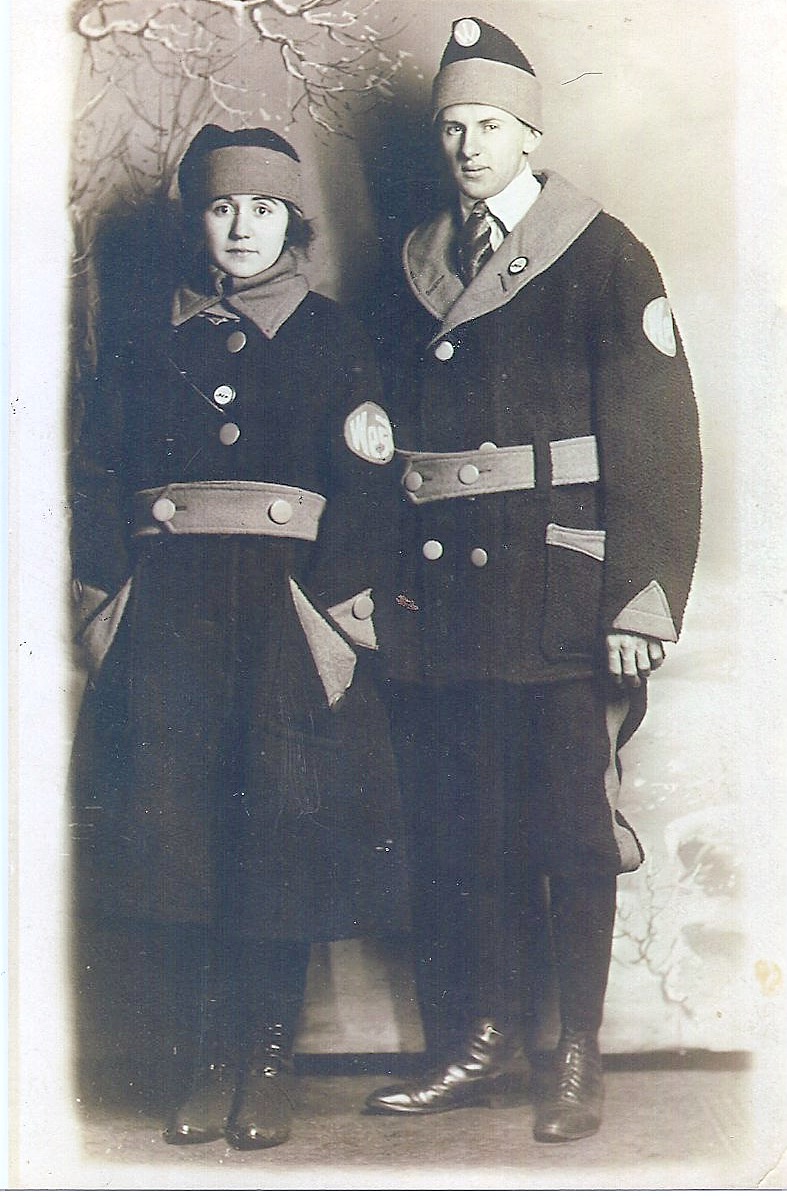 W. Carnival marching coats (info on obverse)